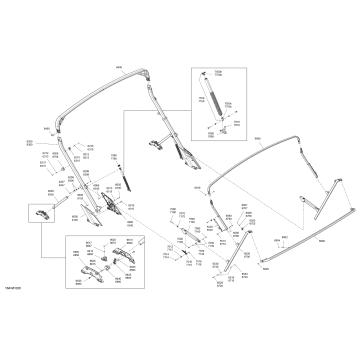 05- CANVAS - Bimini Top Rear Section