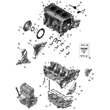 01- Rotax - Crankcase / Built from Nov 6 2020