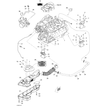 01- Engine And Air Intake Silencer