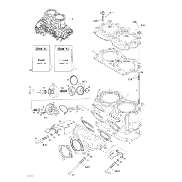 01- Cylinder, Exhaust Manifold