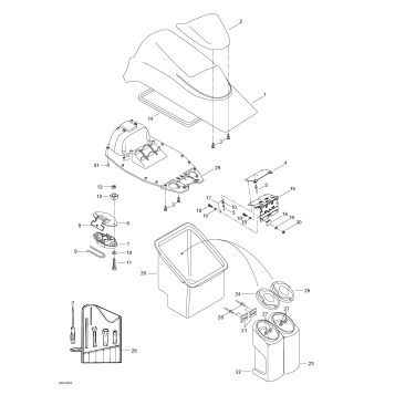 09- Front Storage Compartment