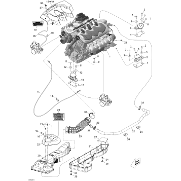 01- Engine And Air Intake Silencer