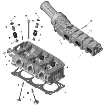 01- ROTAX - Cylinder Head