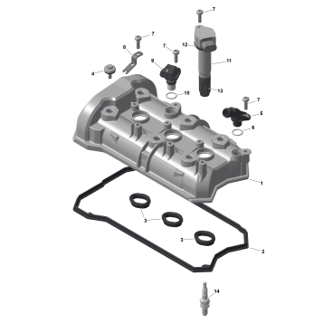01- ROTAX - Valve Cover