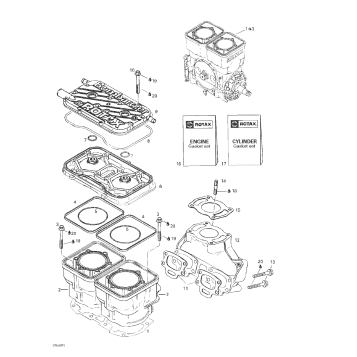 01- Cylinder, Exhaust Manifold