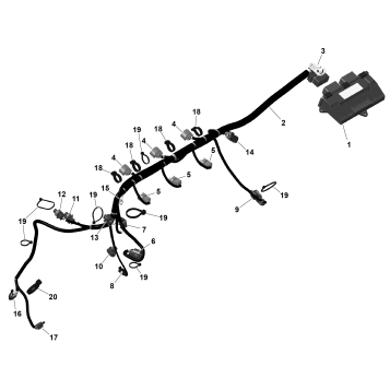 01- ROTAX - Engine Harness And Electronic Module