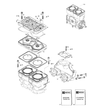 01- Cylinder, Exhaust Manifold