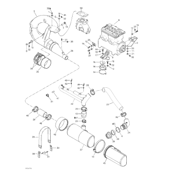01- Engine Support And Muffler