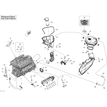 01- Engine And Air Intake Silencer