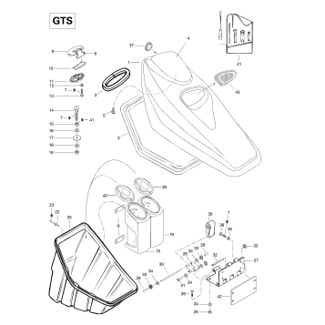 09- Front Storage Compartment (GTS)