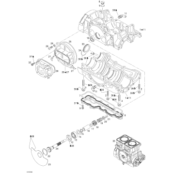 01- Crankcase And Rotary Valve