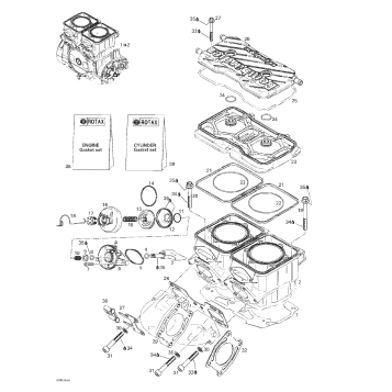 01- Cylinder, Exhaust Manifold