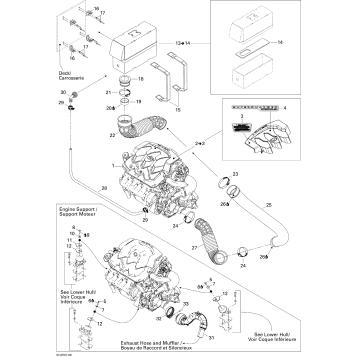 01- Engine And Air Intake Silencer