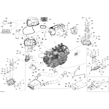 01- Engine And Air Intake Silencer