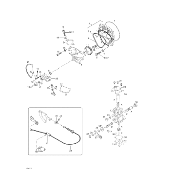 02- Oil Injection System, Oil Pump, Rotary Valve