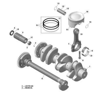 01- Crankshaft, Pistons And Balance Shaft