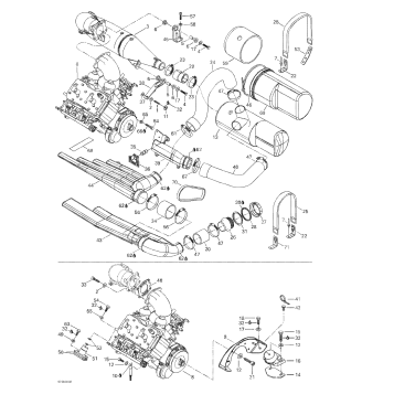 01- Engine Support And Muffler