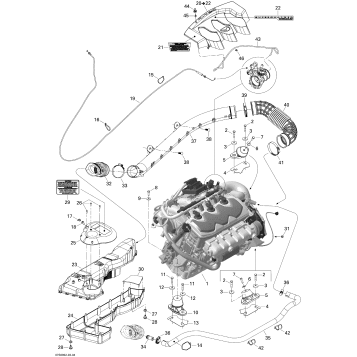 01- Engine And Air Intake Silencer
