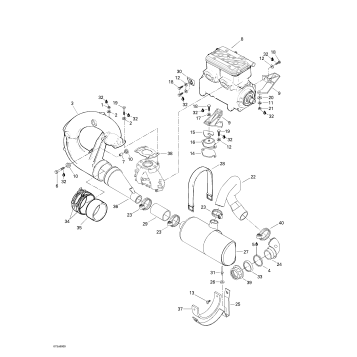 01- Engine Support And Muffler