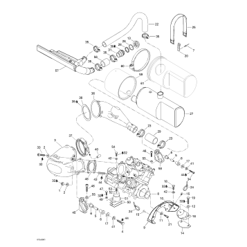 01- Engine Support And Muffler