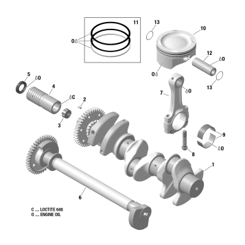 01- Crankshaft, Pistons And Balance Shaft