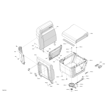 07- FURNITURE - Seat Corner Backrest (LH)