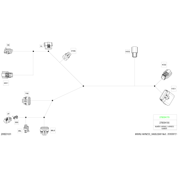 08- Electric - Steering Wiring Harness - 278004179