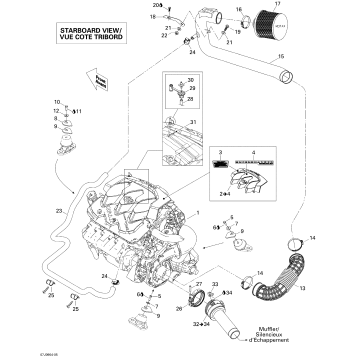 01- Engine And Air Intake Silencer