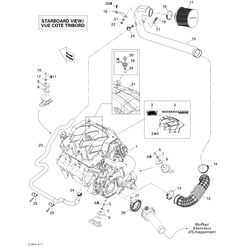 01- Engine And Air Intake Silencer