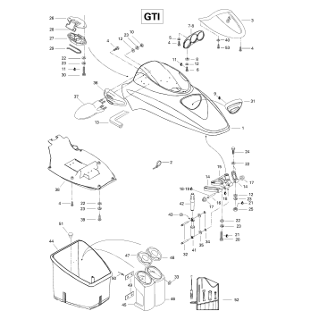 09- Front Storage Compartment (GTI)