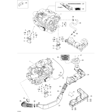01- Engine And Air Intake Silencer