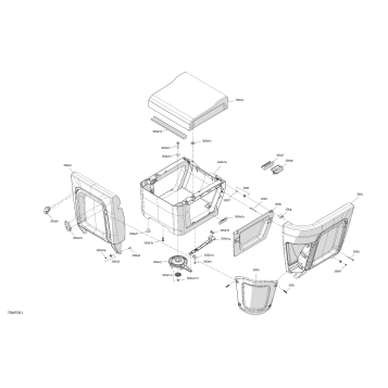 07- FURNITURE - Seat Corner Backrest (RH)