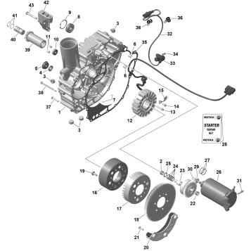 01- ROTAX - Magneto and Electric Starter