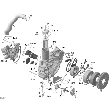 01- PTO Cover and Magneto