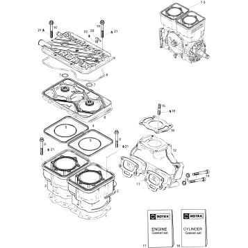 01- Cylinder And Exhaust Manifold