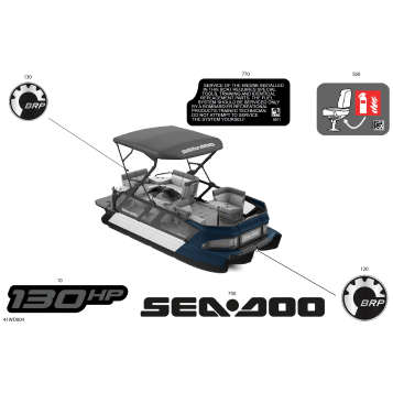 03- DECALS - Feature Decals - 130HP - Cruise Package