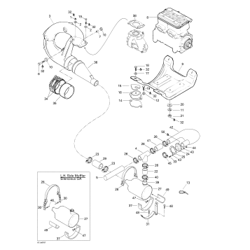 01- Engine Support And Muffler