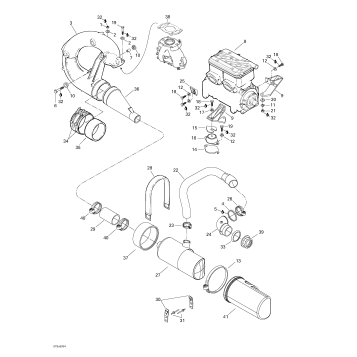 01- Engine Support And Muffler