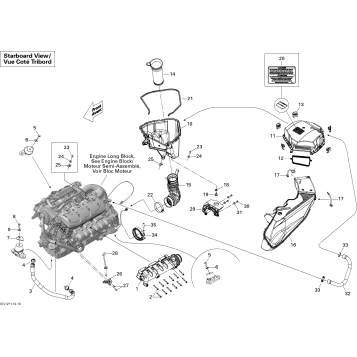 01- Engine And Air Intake Silencer