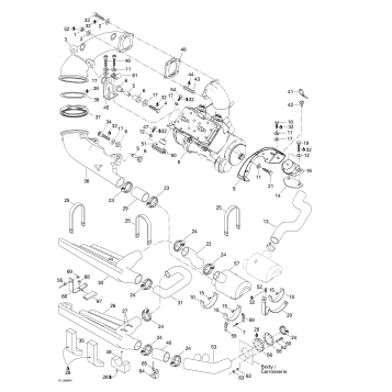 01- Engine Support And Muffler
