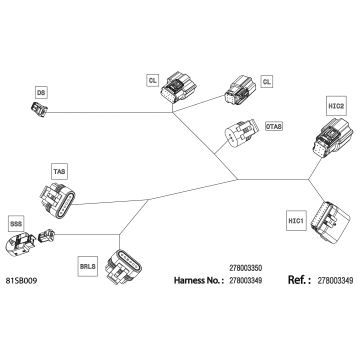 08- Electric - Steering Wiring Harness - 278003349