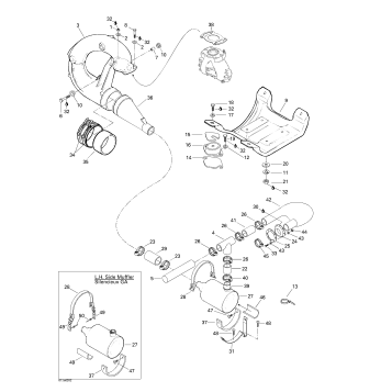01- Engine Support And Muffler