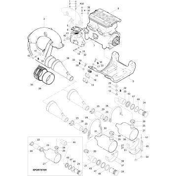 01- Exhaust System Sportster