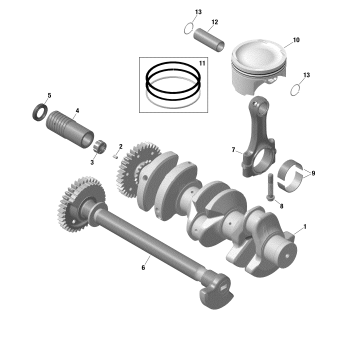 01- Engine - Crankshaft And Pistons - 1630 SCIC