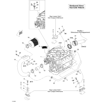01- Engine And Air Intake Silencer