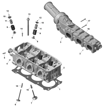 01- ROTAX - Cylinder Head