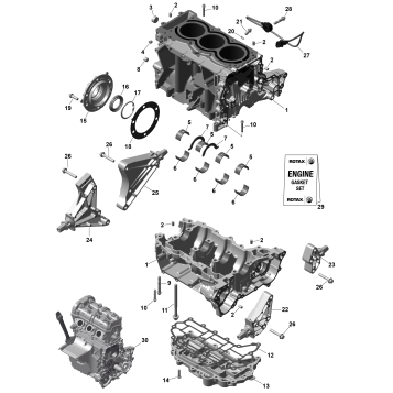 01- ROTAX - Crankcase