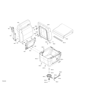 07- FURNITURE - Seat Corner Backrest (LH)