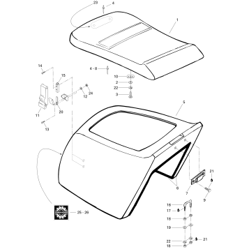 09- Seat, Engine Cover