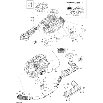 01- Engine And Air Intake Silencer
